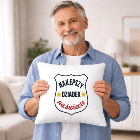 Poduszka z nadrukiem prezent DZIEŃ DZIADKA różne wzory Dziadek