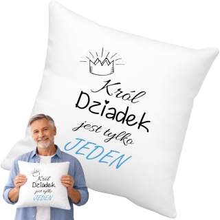 Poduszka z nadrukiem prezent DZIEŃ DZIADKA różne wzory Dziadek