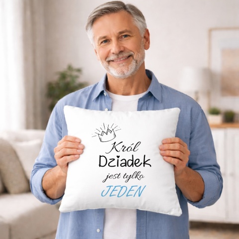 Poduszka z nadrukiem prezent DZIEŃ DZIADKA różne wzory Dziadek