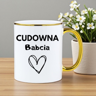 Kubek PREMIUM oryginalny prezent Dzień BABCI upominek urodziny Babcia