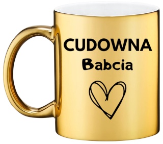 Kubek PREMIUM oryginalny prezent Dzień BABCI upominek urodziny Babcia