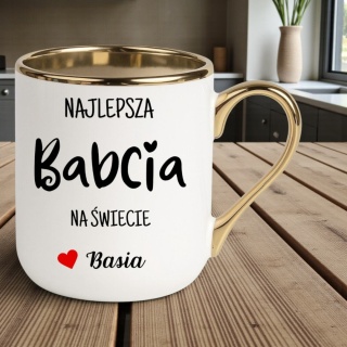 Kubek PREMIUM oryginalny prezent dla BABCI upominek Babcia z imieniem