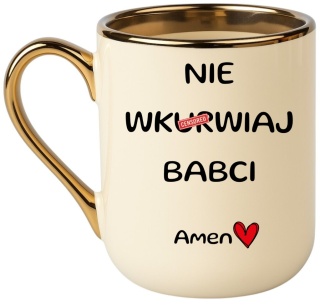 Kubek PREMIUM śmieszny prezent Dzień BABCI upominek Babcia