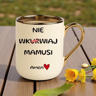 Kubek PREMIUM śmieszny prezent dla MAMY urodziny Dzień Matki