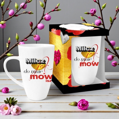 Kubek baryłka prezent dla Koleżanki Mamy Dzień Kobiet