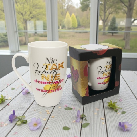 Kubek baryłka prezent dla Koleżanki Mamy Dzień Kobiet