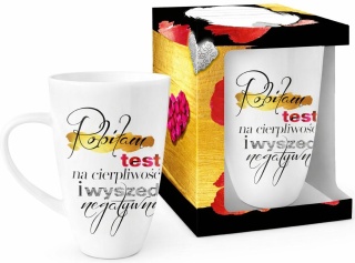 Kubek baryłka prezent dla Koleżanki Mamy Dzień Kobiet