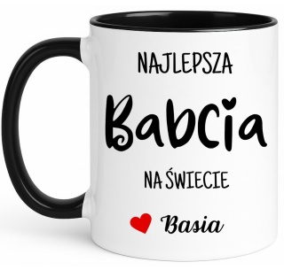 Kubek z nadrukiem oryginalny prezent dla BABCI upominek Babcia z imieniem