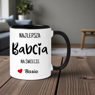 Kubek z nadrukiem oryginalny prezent dla BABCI upominek Babcia z imieniem