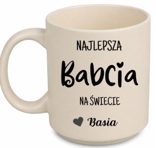 Kubek z nadrukiem piękny prezent Dzień BABCI urodziny Babcia z imieniem