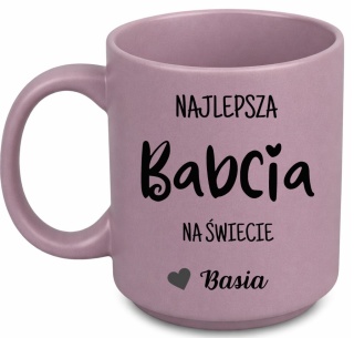 Kubek z nadrukiem piękny prezent Dzień BABCI urodziny Babcia z imieniem