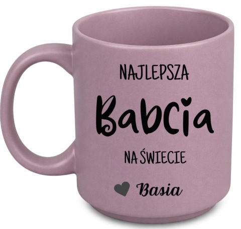 Kubek z nadrukiem piękny prezent Dzień BABCI urodziny Babcia z imieniem