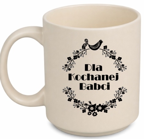 Kubek z nadrukiem piękny prezent Dzień BABCI urodziny imieniny Babcia
