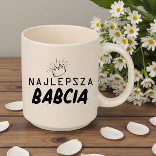 Kubek z nadrukiem piękny prezent Dzień BABCI urodziny imieniny Babcia