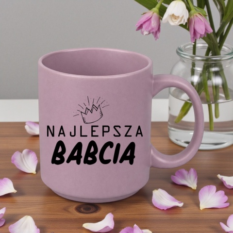 Kubek z nadrukiem piękny prezent Dzień BABCI urodziny imieniny Babcia