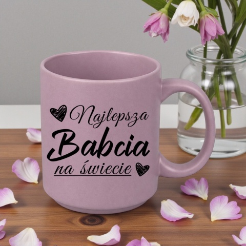 Kubek z nadrukiem piękny prezent Dzień BABCI urodziny imieniny Babcia