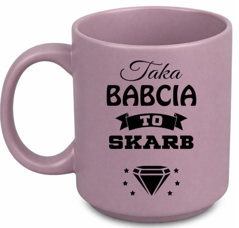 Kubek z nadrukiem piękny prezent Dzień BABCI urodziny imieniny Babcia