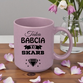 Kubek z nadrukiem piękny prezent Dzień BABCI urodziny imieniny Babcia
