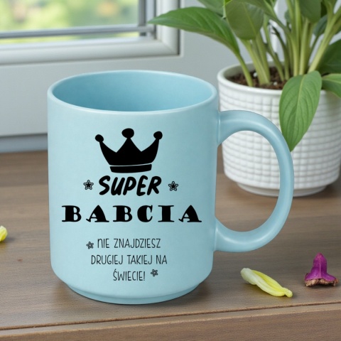 Kubek z nadrukiem piękny prezent Dzień BABCI urodziny imieniny Babcia