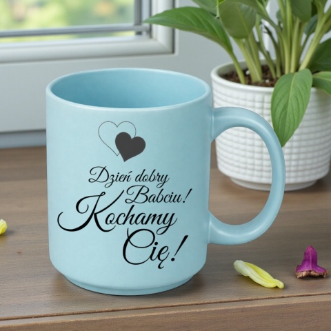 Kubek z nadrukiem piękny prezent Dzień BABCI urodziny imieniny Babcia