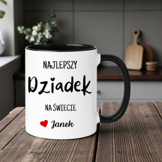 Kubek z nadrukiem prezent Dzień DZIADKA upominek Dziadek z imieniem