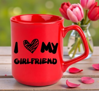 Kubek z nadrukiem prezent dla Dziewczyny Żony WALENTYNKI Dzień Kobiet