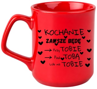 Kubek z nadrukiem prezent dla Dziewczyny Żony WALENTYNKI Dzień Kobiet
