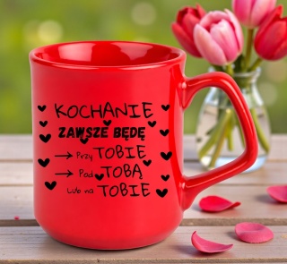 Kubek z nadrukiem prezent dla Dziewczyny Żony WALENTYNKI Dzień Kobiet