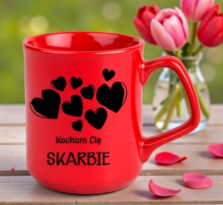 Kubek z nadrukiem prezent dla Dziewczyny Żony WALENTYNKI Dzień Kobiet