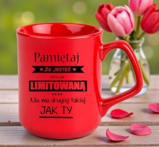 Kubek z nadrukiem prezent dla Dziewczyny Żony WALENTYNKI Dzień Kobiet