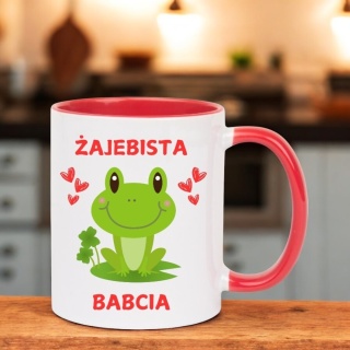 Kubek z nadrukiem śmieszny prezent Dzień BABCI upominek urodziny Babcia