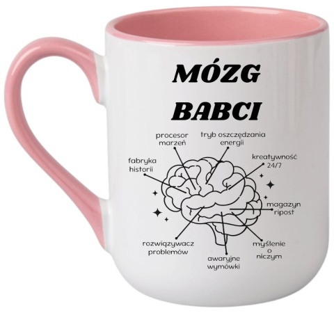 Kubek z nadrukiem śmieszny prezent Dzień BABCI upominek urodziny Babcia