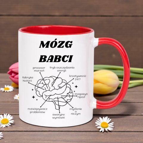 Kubek z nadrukiem śmieszny prezent Dzień BABCI upominek urodziny Babcia