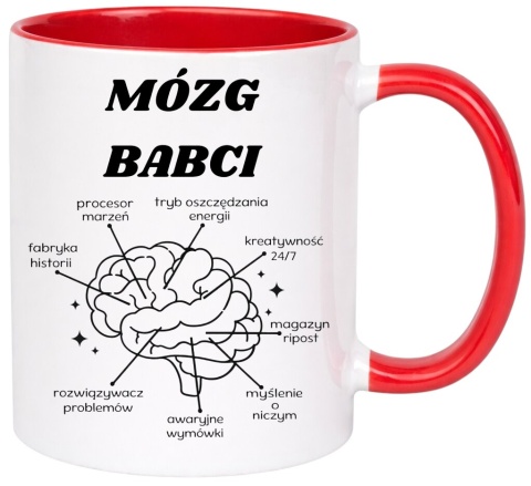 Kubek z nadrukiem śmieszny prezent Dzień BABCI upominek urodziny Babcia