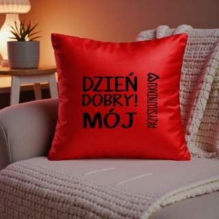 PODUSZKA SATYNOWA PREZENT WALENTYNKI DLA DZIEWCZYNY CHŁOPAKA ŻONY MĘŻA