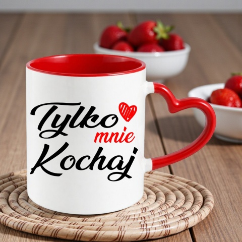 Poduszka i kubek zestaw prezent na WALENTYNKI urodziny Dzień Kobiet