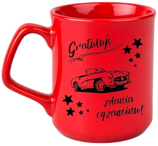 Kubek z dedykacją oryginalny prezent ZDANY EGZAMIN