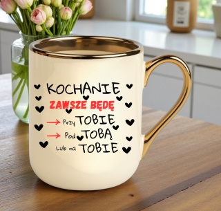 Kubek z nadrukiem PREMIUM oryginalny prezent WALENTYNKI dla Dziewczyny