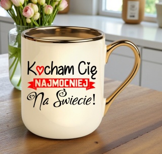 Kubek z nadrukiem PREMIUM prezent WALENTYNKI dla Dziewczyny Chłopaka