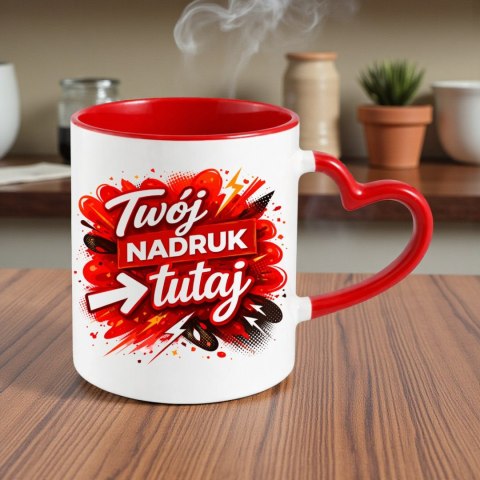 Kubek z nadrukiem zdjęcie grafika tekst logo prezent reklama Twój PROJEKT