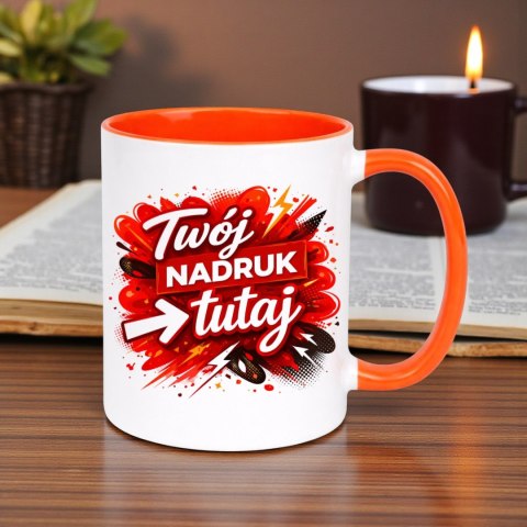 Kubek z nadrukiem zdjęcie grafika tekst logo prezent reklama Twój PROJEKT