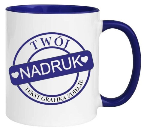Kubek z nadrukiem zdjęcie grafika tekst logo prezent reklama Twój PROJEKT