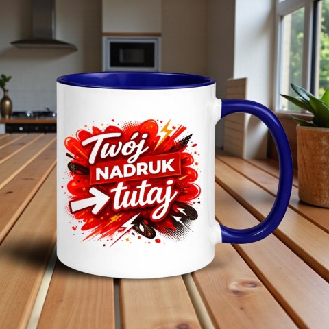 Kubek z nadrukiem zdjęcie grafika tekst logo prezent reklama Twój PROJEKT