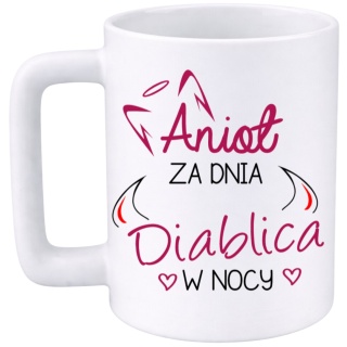 Kubek 400ml DUŻY Prezent Dzień Kobiet dla Koleżanki Dziewczyny Żony Kobiety