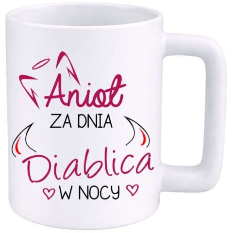 Kubek 400ml DUŻY Prezent Dzień Kobiet dla Koleżanki Dziewczyny Żony Kobiety