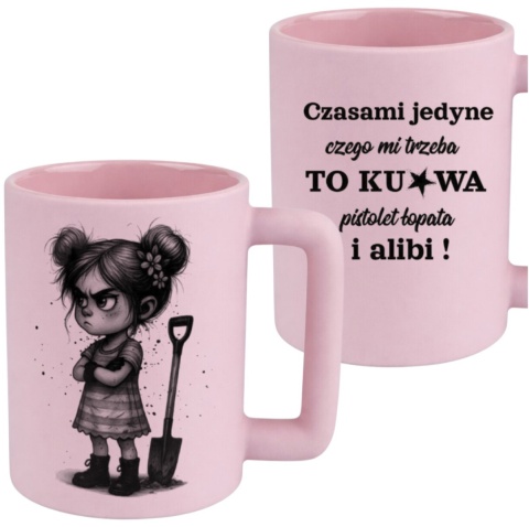 Kubek 400ml DUŻY Prezent Dzień Kobiet dla Koleżanki Dziewczyny Żony Kobiety