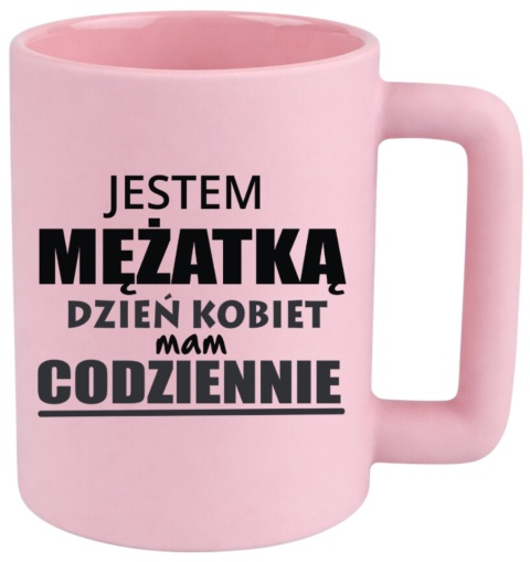 Kubek 400ml DUŻY Prezent Dzień Kobiet dla Koleżanki Dziewczyny Żony Kobiety