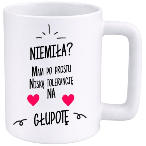 Kubek 400ml DUŻY Prezent Dzień Kobiet dla Koleżanki Dziewczyny Żony Mamy