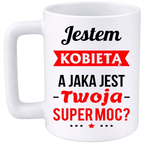 Kubek 400ml DUŻY Prezent Dzień Kobiet dla Koleżanki Dziewczyny Żony Mamy