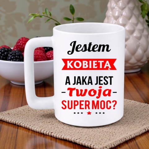Kubek 400ml DUŻY Prezent Dzień Kobiet dla Koleżanki Dziewczyny Żony Mamy
